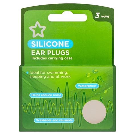 plug silikon|Superdrug Silicone Earplugs x3 